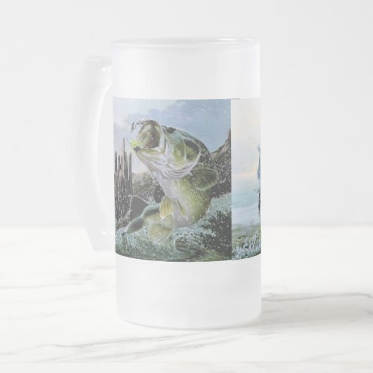 Geviste Mok "Walleye Vaderdag Frosted Beer" (Voorkant links)