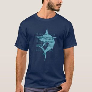 Geviste Motivatie Marlin vis Het is altijd T-shirt