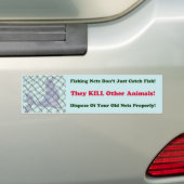 Geviste netten doden, bumpersticker (Op auto)
