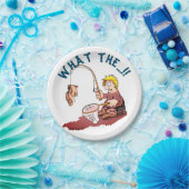 Geviste onderneming papieren bordje (Feest)