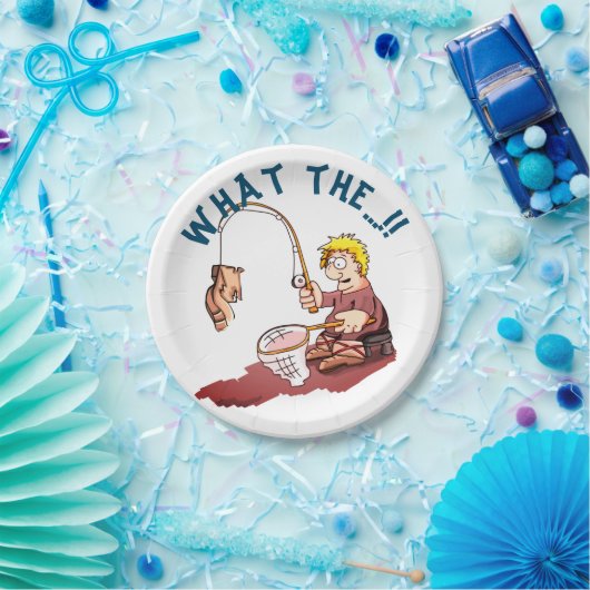 Geviste onderneming papieren bordje (Feest)