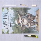 Geviste ontkoppeling van Gnome Tissuepapier (Craft)