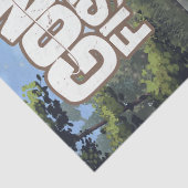Geviste ontkoppeling van Gnome Tissuepapier (Detail)
