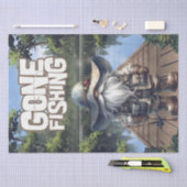 Geviste ontkoppeling van Gnome Tissuepapier (Craft)