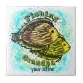 Geviste opa tegeltje (Voorkant)