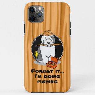 Geviste oude Engelse Sheepdog (Grey 1) Cute OES Case-Mate iPhone Case