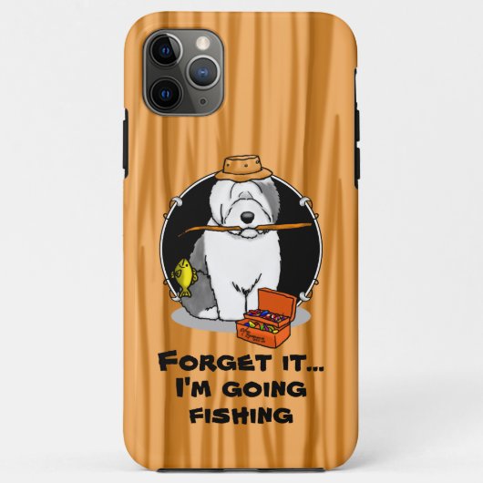 Geviste oude Engelse Sheepdog (Grey 1) Cute OES Case-Mate iPhone Case (Achterkant)