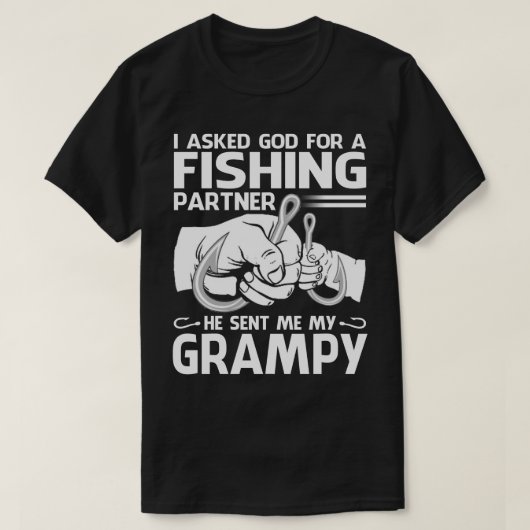 Geviste partner die ik mijn GRAMPY heb gestuurd T-shirt (Design voorkant)