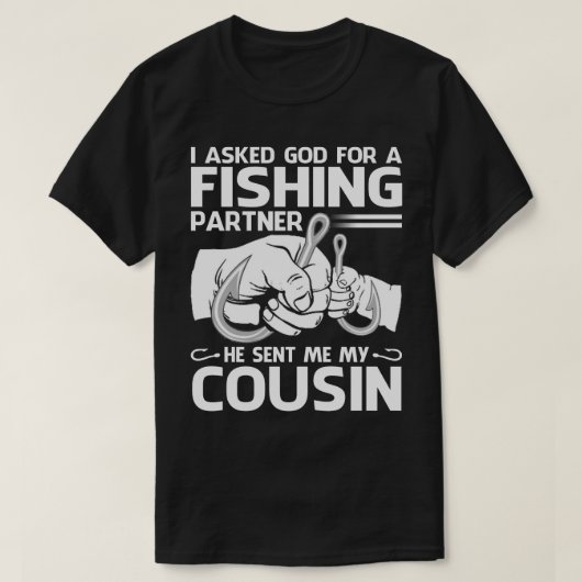 Geviste partner die mij mijn COUSIN heeft gestuurd T-shirt (Design voorkant)