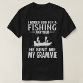 Geviste partner die mij mijn GRAMMA heeft gestuurd T-shirt (Design voorkant)