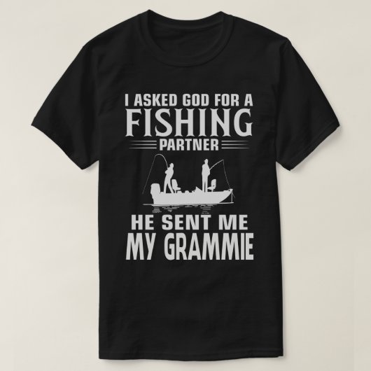Geviste partner die mij mijn GRAMMA heeft gestuurd T-shirt (Design voorkant)