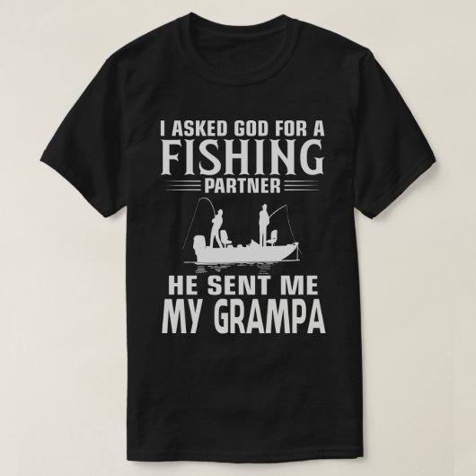 Geviste partner die mij mijn GRAMPA heeft gestuurd T-shirt (Design voorkant)