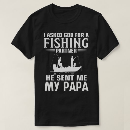 Geviste partner die mij mijn PAPA heeft gestuurd T-shirt (Design voorkant)