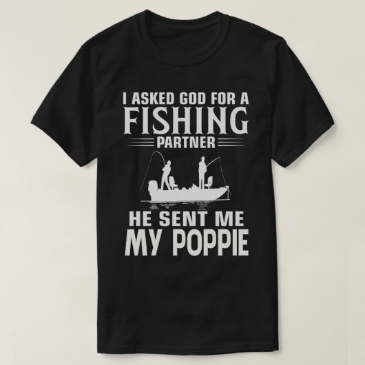 Geviste partner die mij mijn POPPIE heeft gestuurd T-shirt (Design voorkant)