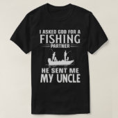 Geviste partner die mij mijn UNCLE heeft gestuurd T-shirt (Design voorkant)