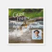 Geviste pensioenpartij servet (Voorkant)