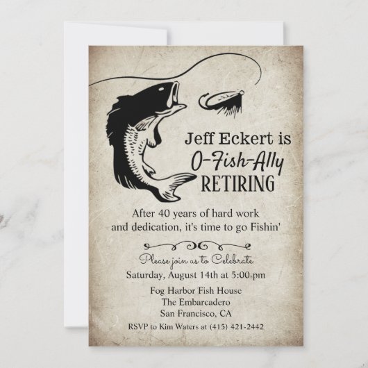 Geviste pensioenuitnodiging kaart (Voorkant)