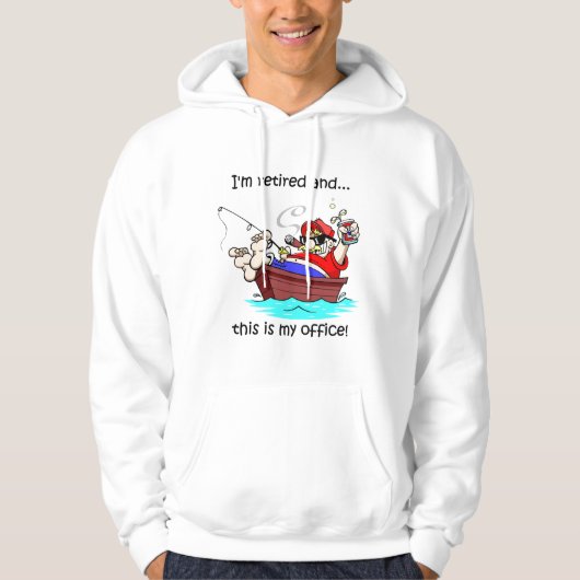 Geviste pensionering hoodie (Voorkant)