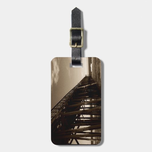 Geviste Pier Bagagelabel (Voorkant verticaal)