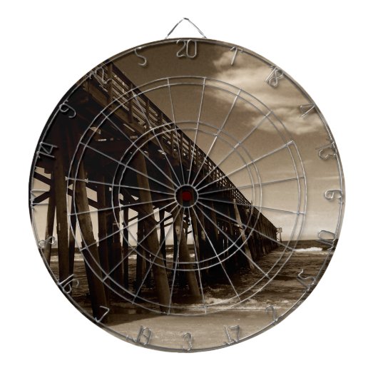 Geviste Pier Dartbord (Voorkant)