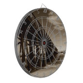 Geviste Pier Dartbord (Voorkant Links)