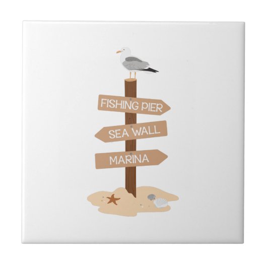 Geviste Pier Tegeltje (Voorkant)