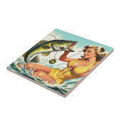  Geviste pin-up Tegeltje (Zijkant)