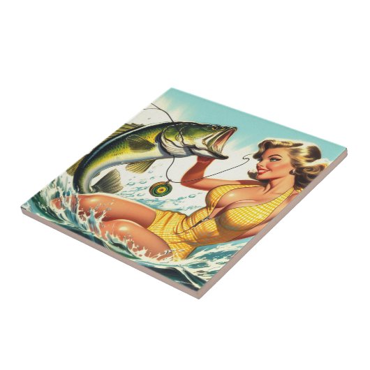  Geviste pin-up Tegeltje (Zijkant)