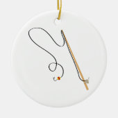 Geviste pool keramisch ornament (Voorkant)