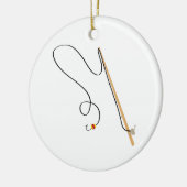 Geviste pool keramisch ornament (Links)