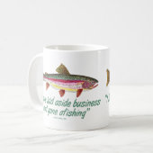 Geviste prijsopgave koffiemok (Voorkant links)