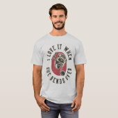 Geviste prijsopgave t-shirt (Voorkant volledig)