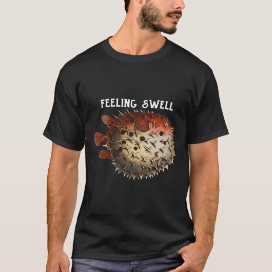 Geviste Pufferfish 75 T-shirt (Voorkant)
