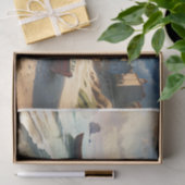 Geviste rawboten aan de kust bij Costal Village Tissuepapier (Geschenk)