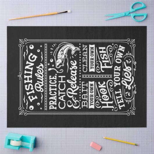 Geviste regels tissuepapier (Craft)