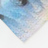 Geviste regenboogforel fleece deken (Hoek)