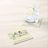 Geviste reisweg kartonnen onderzetters (Insitu)