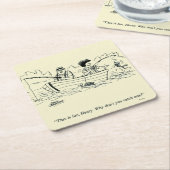 Geviste reisweg kartonnen onderzetters (Schuin)