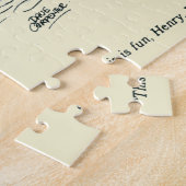 Geviste reisweg legpuzzel (Zijkant)