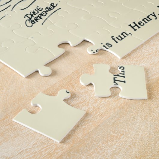 Geviste reisweg legpuzzel (Zijkant)