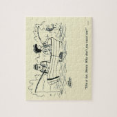 Geviste reisweg legpuzzel (Verticaal)