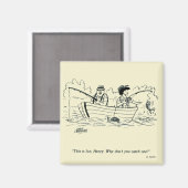 Geviste reisweg magneet (Voorkant / Achterkant)