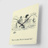 Geviste reisweg vierkante klok (Hoek)