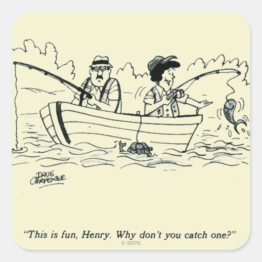 Geviste reisweg vierkante sticker (Voorkant)