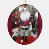 Geviste SANTA CHRISTMAS ORNAMENT (Links)