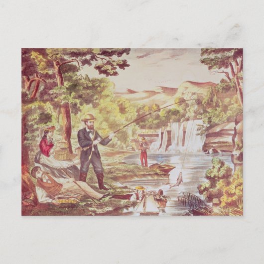 Geviste scène briefkaart (Voorkant)