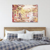 Geviste scène canvas afdruk (Insitu (Slaapkamer))