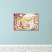 Geviste scène canvas afdruk (Insitu (Houten vloer))