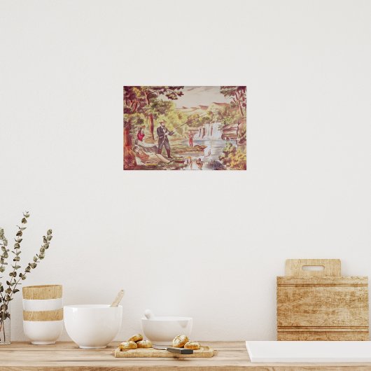 Geviste scène poster (Keuken)