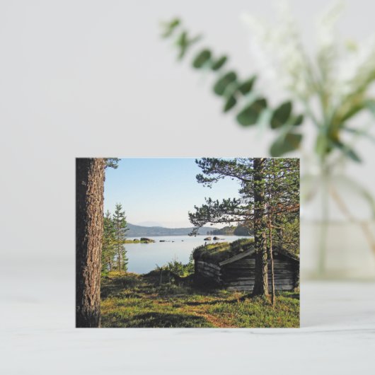 Geviste Shack Briefkaart (Staand voorkant)